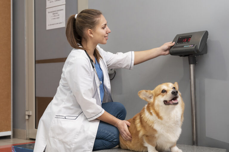 veterinarian-taking-care-pet-dog